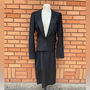 John Galliano 2 Piece Power Suit Size 8